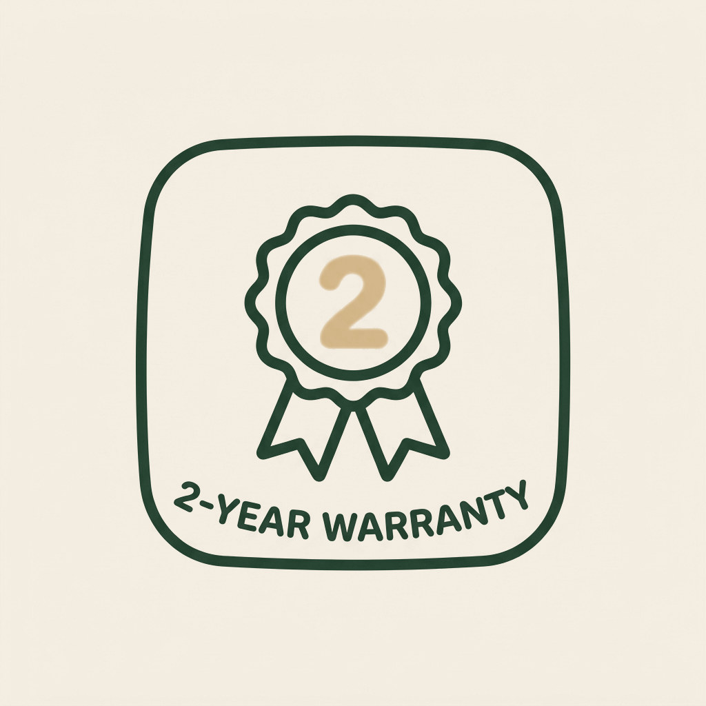2-Year Warranty